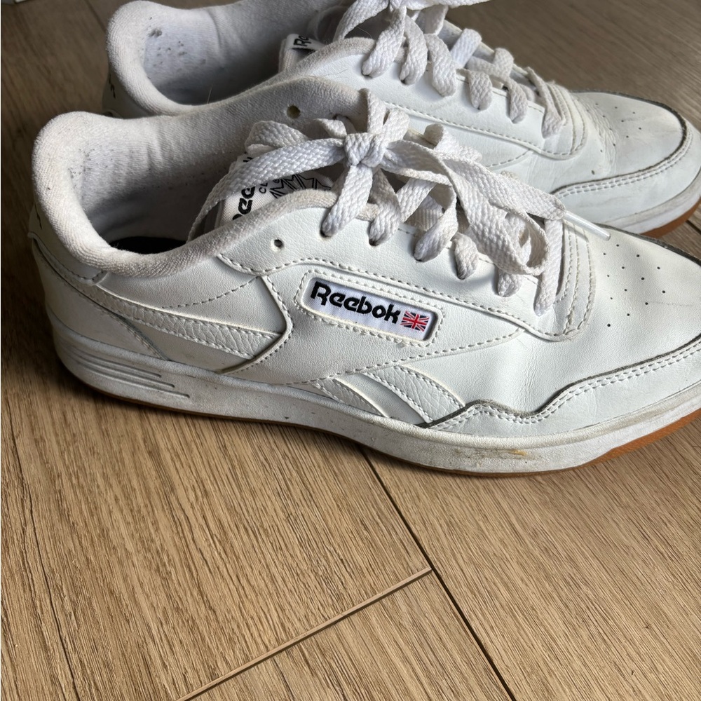 Reebok White Leather Sneakers